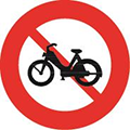 Biển Cấm xe gắn máy
