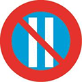 Biển Cấm đỗ xe ngày chẵn