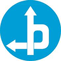 Biển Tuyến đường cầu vượt cắt qua