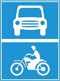 Biển Đường dành cho ôtô, xe máy