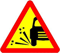 Biển Sỏi đá bắn lên