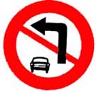 Cấm ôtô rẽ trái