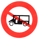 Cấm xe ba bánh loại có động cơ (xe lam)