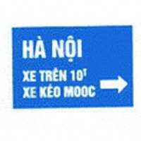 Chỉ hướng đường phải đi cho từng loại xe