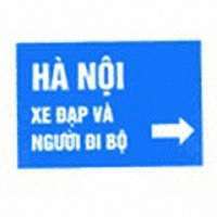 Chỉ hướng đường phải đi cho từng loại xe