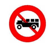 Biển P.140 cấm xe công nông và các loại xe tương tự