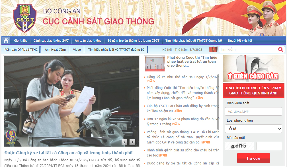 Hướng dẫn tra cứu phạt nguội online 2025 nhanh và chính xác nhất tại nhà