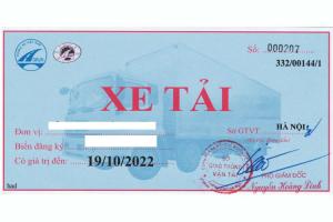 Quy định mới về gắn phù hiệu xe tải 2019, thủ tục xin cấp phù hiệu cho xe tải chuẩn nhất